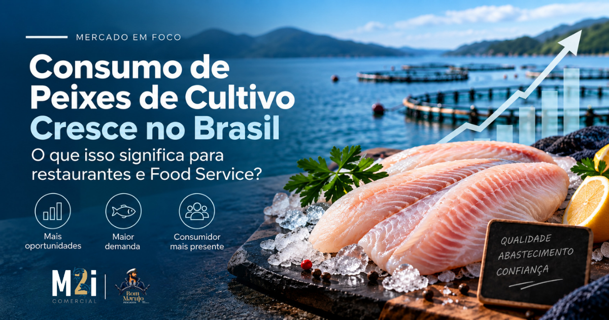 Consumo de Peixes de Cultivo Cresce no Brasil em 2026